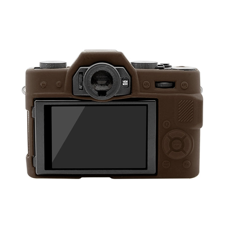 PULUZ Soft Silicone Protective Case for FUJIFILM XT10(Coffee) - Protective Case by PULUZ | Online Shopping South Africa | PMC TechLife | Buy Now Pay Later Mobicred