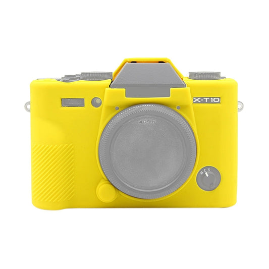 PULUZ Soft Silicone Protective Case for FUJIFILM XT10(Yellow) - Protective Case by PULUZ | Online Shopping South Africa | PMC Jewellery | Buy Now Pay Later Mobicred