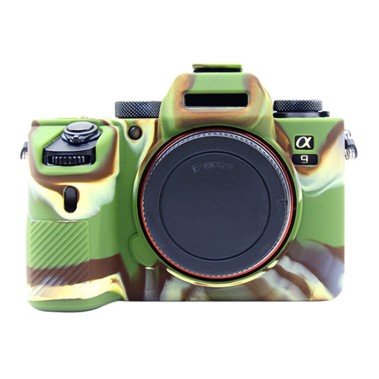 PULUZ Soft Silicone Protective Case for Sony A9 (ILCE-9) / A7 III/ A7R  III(Camouflage) - Protective Case by PULUZ | Online Shopping South Africa | PMC TechLife | Buy Now Pay Later Mobicred