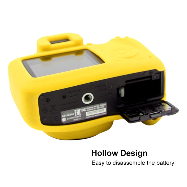 PULUZ Soft Silicone Protective Case for Canon EOS 3000D / 4000D(Yellow) - free shipping - PMC TechLife - Order now!