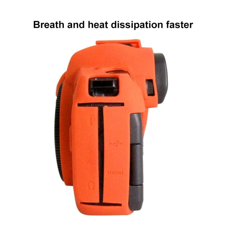 PULUZ Soft Silicone Protective Case for Canon EOS R(Orange) - Protective Case by PULUZ | Online Shopping South Africa | PMC TechLife | Buy Now Pay Later Mobicred
