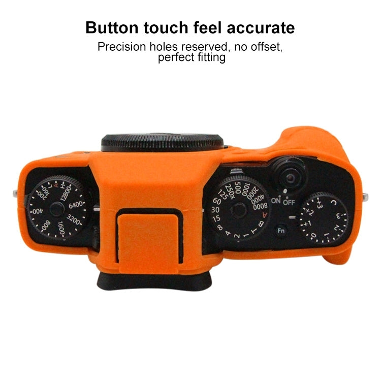 PULUZ Soft Silicone Protective Case for FUJIFILM XT3(Orange) - Protective Case by PULUZ | Online Shopping South Africa | PMC TechLife | Buy Now Pay Later Mobicred