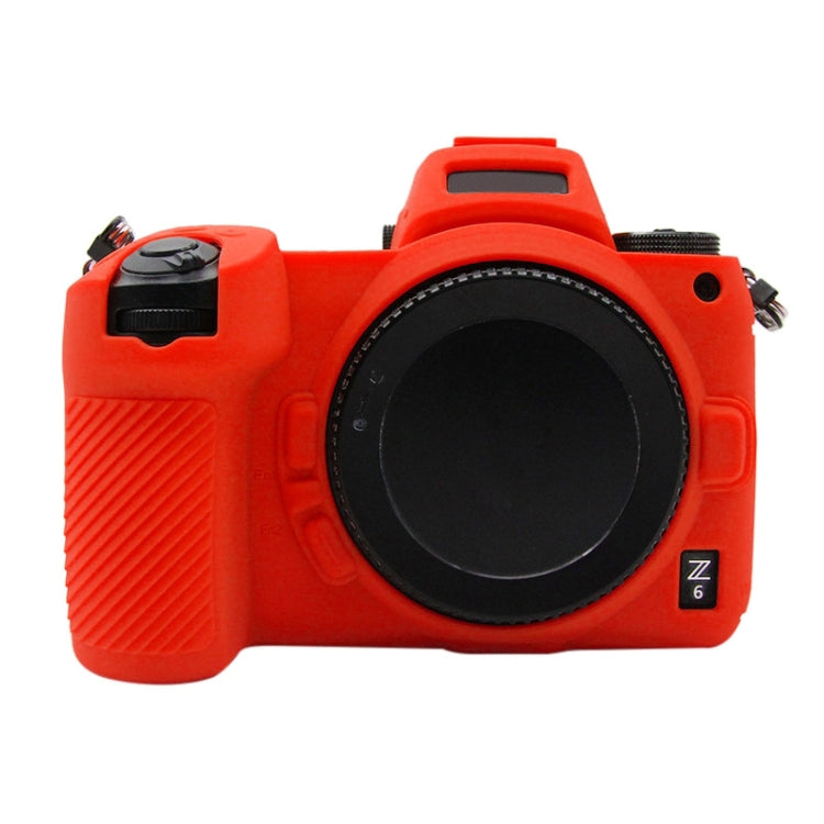 PULUZ Soft Silicone Protective Case for Nikon Z6 / Z7(Red) - Protective Case by PULUZ | Online Shopping South Africa | PMC TechLife | Buy Now Pay Later Mobicred