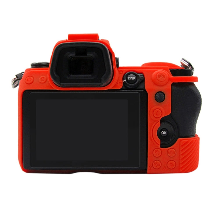 PULUZ Soft Silicone Protective Case for Nikon Z6 / Z7(Red) - Protective Case by PULUZ | Online Shopping South Africa | PMC Jewellery | Buy Now Pay Later Mobicred