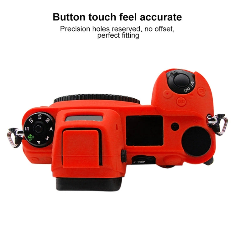PULUZ Soft Silicone Protective Case for Nikon Z6 / Z7(Red) - Protective Case by PULUZ | Online Shopping South Africa | PMC TechLife | Buy Now Pay Later Mobicred