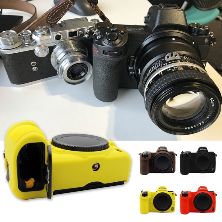 PULUZ Soft Silicone Protective Case for Nikon Z6 / Z7(Yellow) - Protective Case by PULUZ | Online Shopping South Africa | PMC TechLife | Buy Now Pay Later Mobicred