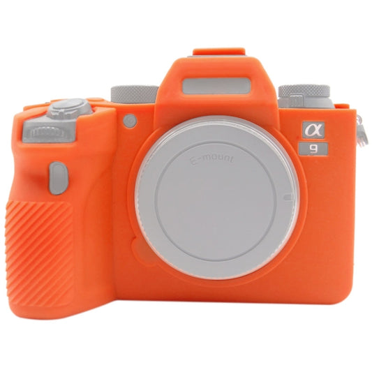 PULUZ Soft Silicone Protective Case for Sony ILCE-9M2/ Alpha 9 II / A92(Orange) - Protective Case by PULUZ | Online Shopping South Africa | PMC Jewellery | Buy Now Pay Later Mobicred