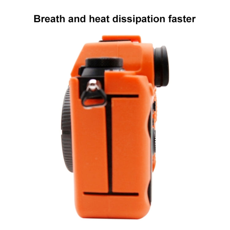 PULUZ Soft Silicone Protective Case for Sony ILCE-9M2/ Alpha 9 II / A92(Orange) - Protective Case by PULUZ | Online Shopping South Africa | PMC TechLife | Buy Now Pay Later Mobicred