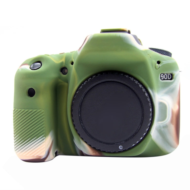 PULUZ Soft Silicone Protective Case for Canon EOS 90D (Camouflage) - free shipping - PMC TechLife - Order now!