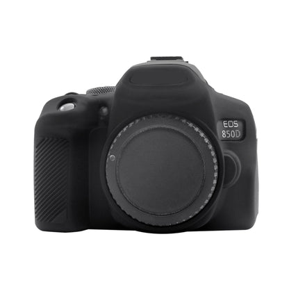 PULUZ Soft Silicone Protective Case for Canon EOS 850D(Black) - Protective Case by PULUZ | Online Shopping South Africa | PMC Jewellery | Buy Now Pay Later Mobicred