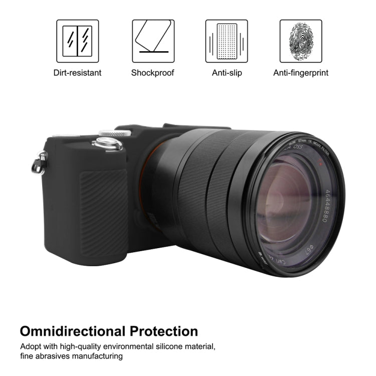PULUZ Soft Silicone Protective Case for Sony A7C / ILCE-7C(Black) - Protective Case by PULUZ | Online Shopping South Africa | PMC TechLife | Buy Now Pay Later Mobicred