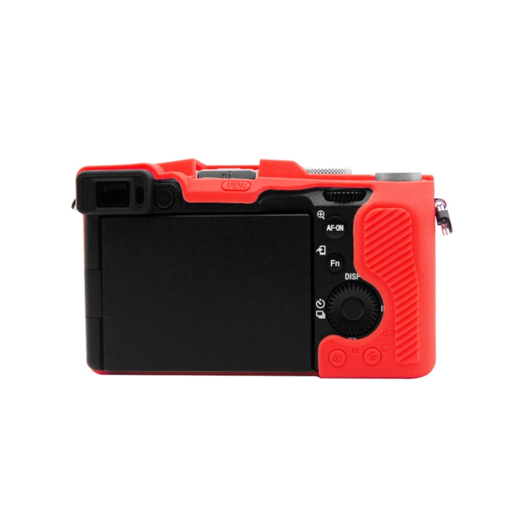 PULUZ Soft Silicone Protective Case for Sony A7C / ILCE-7C(Red) - Protective Case by PULUZ | Online Shopping South Africa | PMC TechLife | Buy Now Pay Later Mobicred