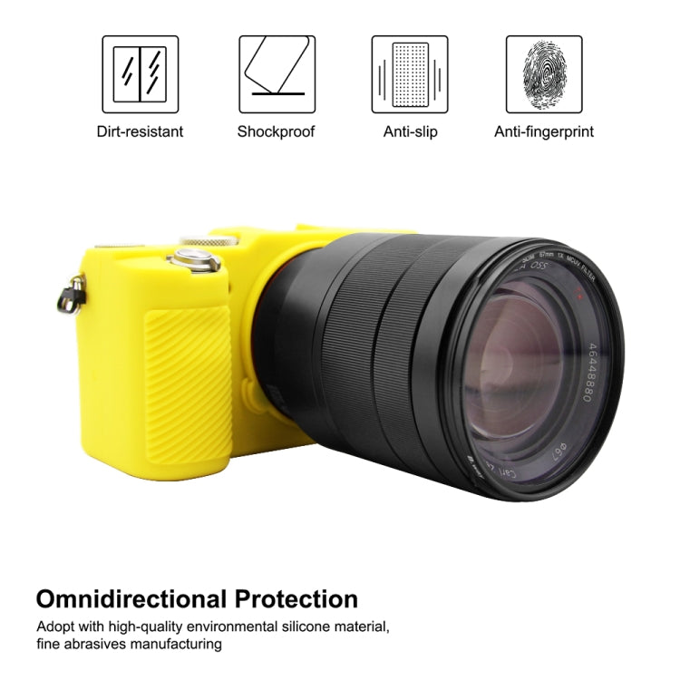 PULUZ Soft Silicone Protective Case for Sony A7C / ILCE-7C(Yellow) - Protective Case by PULUZ | Online Shopping South Africa | PMC TechLife | Buy Now Pay Later Mobicred