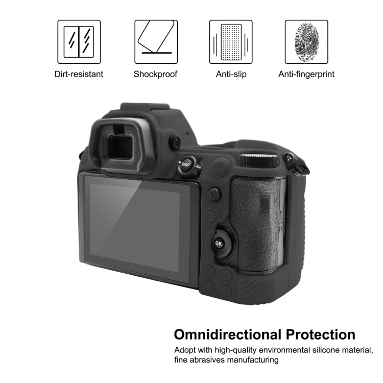 PULUZ Soft Silicone Protective Case for Nikon Z6 II(Black) - Protective Case by PULUZ | Online Shopping South Africa | PMC TechLife | Buy Now Pay Later Mobicred