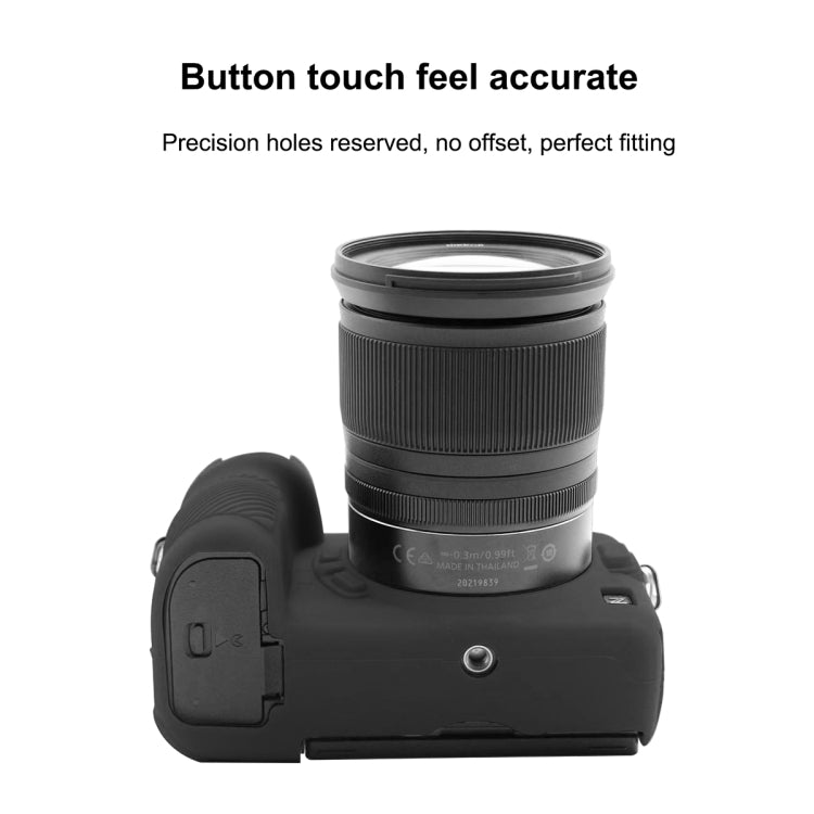 PULUZ Soft Silicone Protective Case for Nikon Z6 II(Black) - Protective Case by PULUZ | Online Shopping South Africa | PMC TechLife | Buy Now Pay Later Mobicred