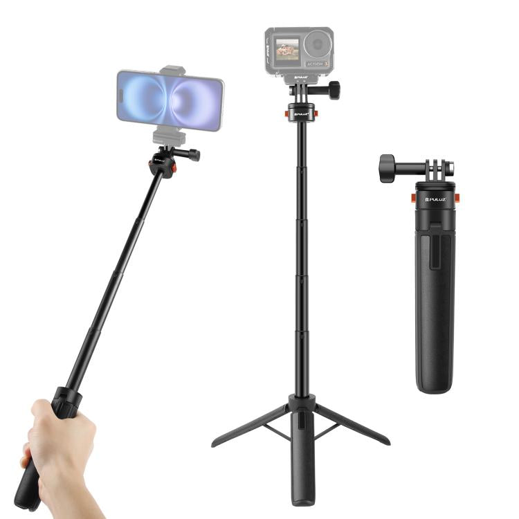 PULUZ Mini Magnetic Quick Release Selfie Stick Tripod (Black) - free shipping - PMC TechLife - Order now!