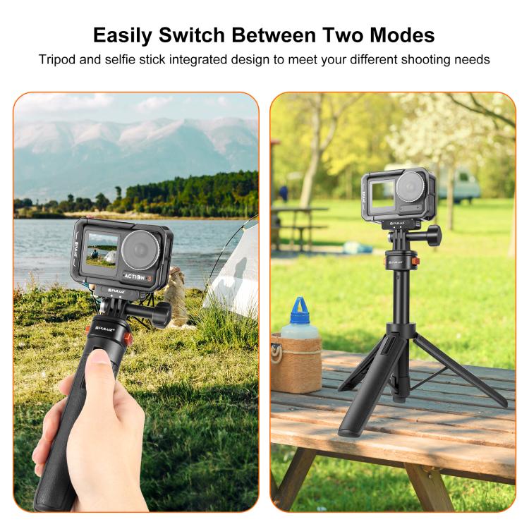 PULUZ Mini Magnetic Quick Release Selfie Stick Tripod (Black) - free shipping - PMC TechLife - Order now!