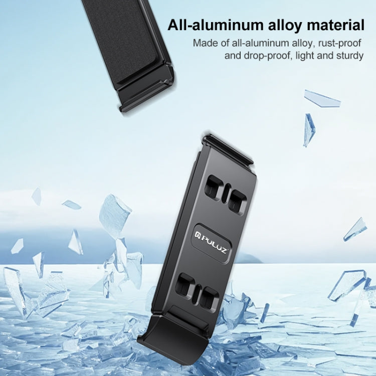 PULUZ Aluminum Alloy Vertical Shooting Magnetic Quick-release Battery Side Interface Cover for Insta360 Ace Pro 2 (Black) - free shipping - PMc TechLife - Order now!