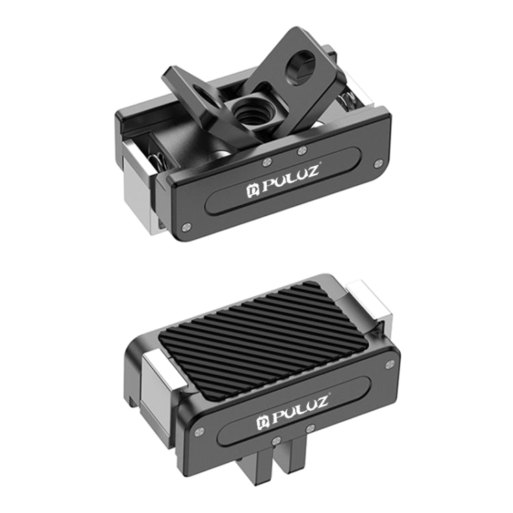 For DJI Osmo Action 5 Pro / 4 / 3 / Osmo 360 PULUZ Magnetic Quick Release Metal Base (Black) - free shipping - PMC TechLife - Order now!