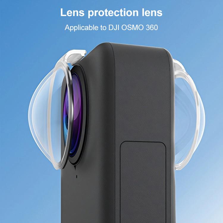 For DJI Osmo 360 PULUZ Lens Guard PC Protective Cover (Transparent) - free shipping - PMC TechLife - Order now!