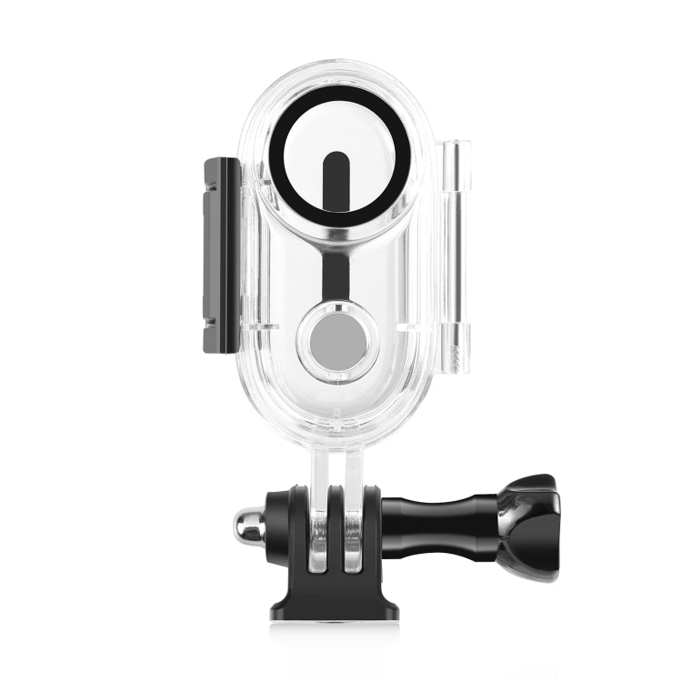 For Insta360 GO 3 / GO 3S PULUZ 40m Underwater Waterproof Housing Case with Base Adapter & Screw (Transparent) - Case & Bags by PULUZ | Online Shopping South Africa | PMC TechLife | Buy Now Pay Later Mobicred