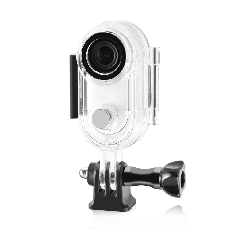 For Insta360 GO 3 / GO 3S PULUZ 40m Underwater Waterproof Housing Case with Base Adapter & Screw (Transparent) - Case & Bags by PULUZ | Online Shopping South Africa | PMC TechLife | Buy Now Pay Later Mobicred
