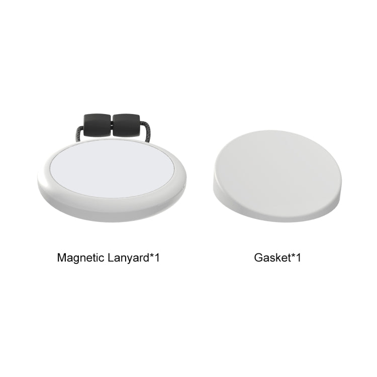 For Insta360 GO 3 / GO 3S PULUZ Magnetic Pendant Holder Quick Release Neck Strap (White) - Mount & Holder by PULUZ | Online Shopping South Africa | PMC TechLife | Buy Now Pay Later Mobicred