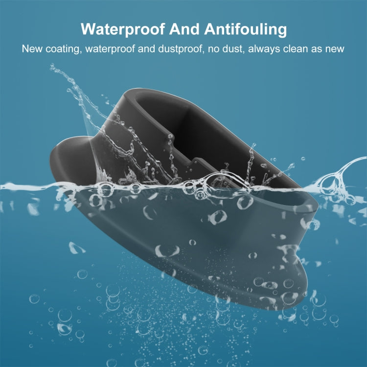 For Insta360 X4 PULUZ Silicone Dock Desktop Fixed Base Bracket (Black) - Mount & Holder by PULUZ | Online Shopping South Africa | PMC TechLife | Buy Now Pay Later Mobicred