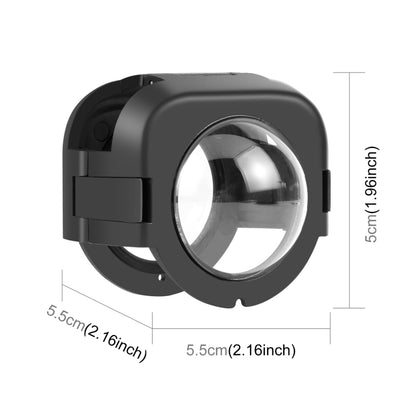 For Insta360 X4 PULUZ Snap-on Lens Guard Protective Cover (Black) - Len Accessories by PULUZ | Online Shopping South Africa | PMC Jewellery | Buy Now Pay Later Mobicred