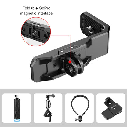 For Insta360 X4 PULUZ Vertical Horizontal Shooting Quick Release Metal  L Bracket (Black) - Mount & Holder by PULUZ | Online Shopping South Africa | PMC Jewellery | Buy Now Pay Later Mobicred