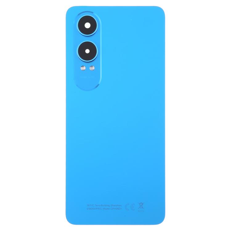 For OnePlus Nord CE4 Lite Plastic Back Cover with Camera Lens Cover(Blue) - free shipping - PMC TechLife - Order now!