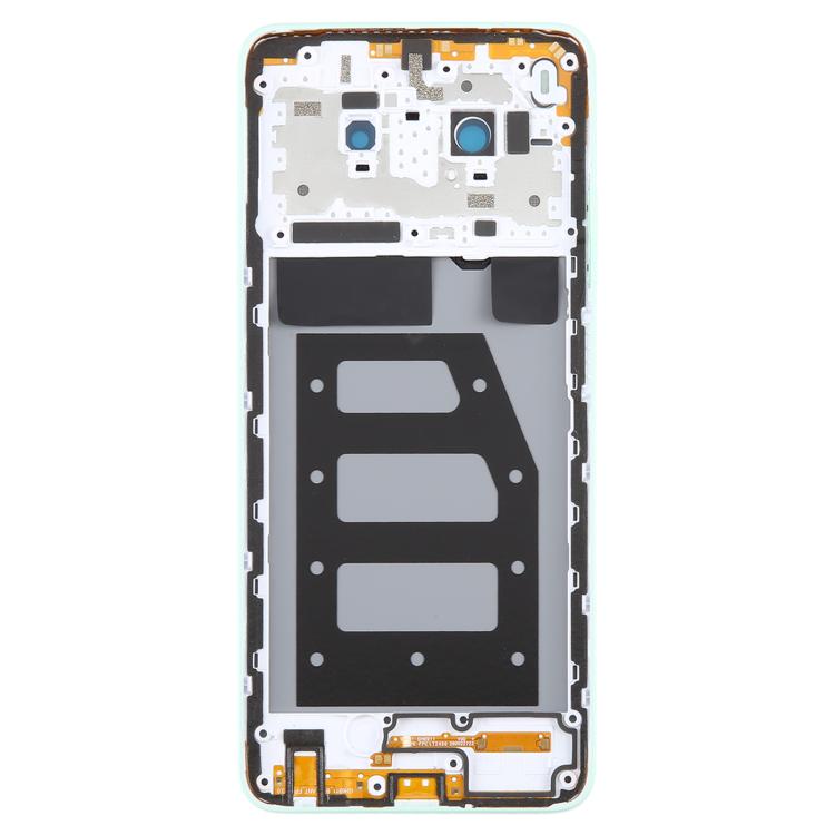 For ZTE Blade V70 Max Plastic Battery Back Cover with Middle Frame / Camera Lens Cover(Green) - free shipping - PMC TechLife - Order now!