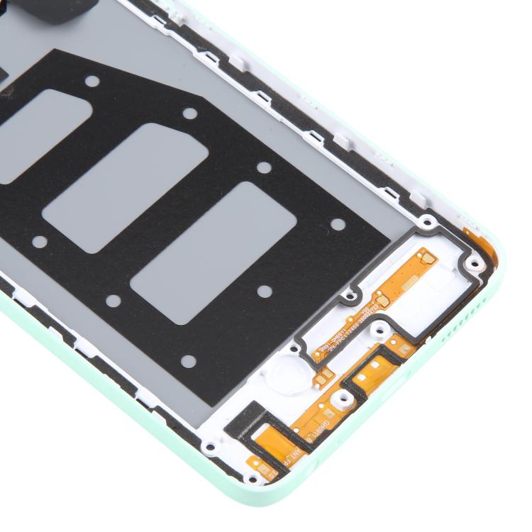 For ZTE Blade V70 Max Plastic Battery Back Cover with Middle Frame / Camera Lens Cover(Green) - free shipping - PMC TechLife - Order now!