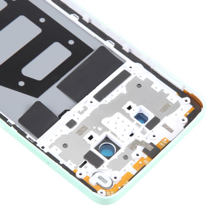 For ZTE Blade V70 Max Plastic Battery Back Cover with Middle Frame / Camera Lens Cover(Green) - free shipping - PMC TechLife - Order now!