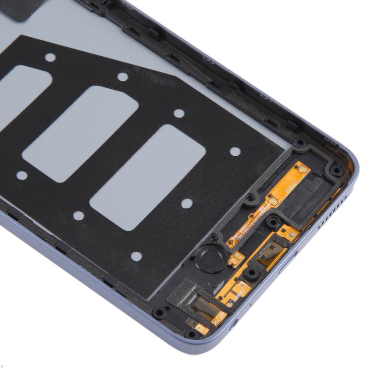 For ZTE Blade V70 Max Plastic Battery Back Cover with Middle Frame / Camera Lens Cover(Purple) - free shipping - PMC TechLife - Order now!