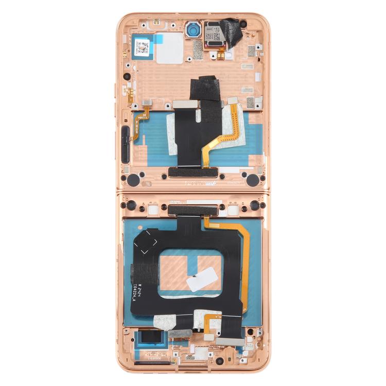For Motorola Razr+ 2024 Original LCD Screen Digitizer Full Assembly with Frame (Gold) - free shipping - PMC TechLife - Order now!