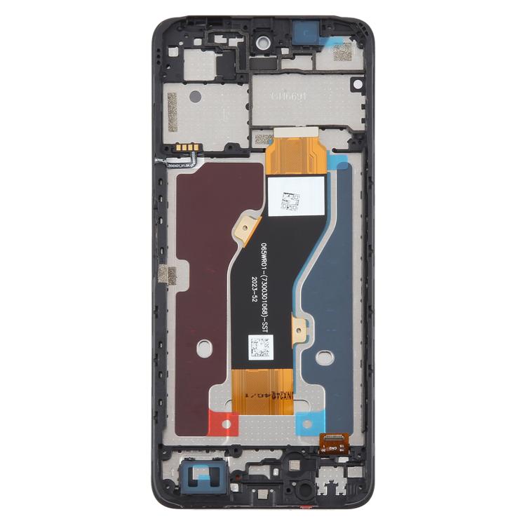 For ZTE Blade A75 4G / V60 Smart LCD Screen Digitizer Full Assembly with Frame (Black) - free shipping - PMC TechLife - Order now!