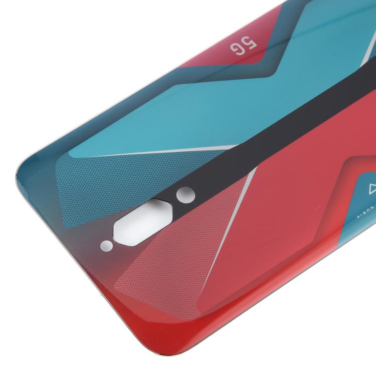 For ZTE nubia RedMagic 5G NX669J Glass Battery Back Cover(Red) - free shipping - PMC TechLife - Order now!