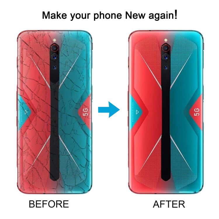 For ZTE nubia RedMagic 5G NX669J Glass Battery Back Cover(Red) - free shipping - PMC TechLife - Order now!