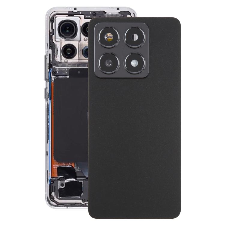 For Xiaomi 14T OEM Back Cover with Camera Lens Cover(Black) - free shipping - PMC TechLife - Order now!