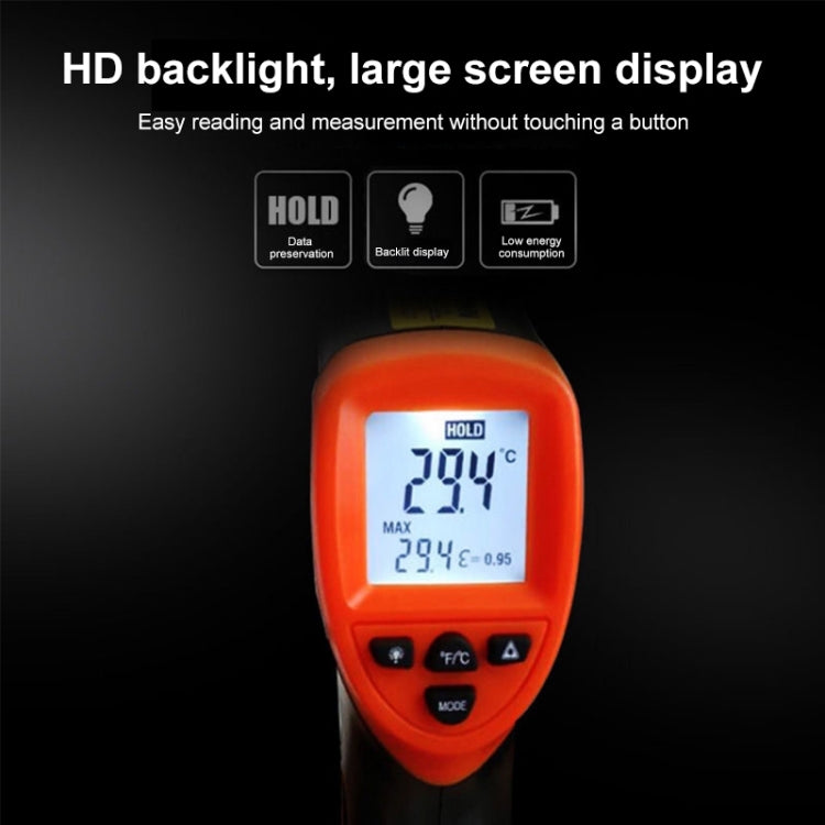 DT-8380 Infrared Thermometer, Temperature Range: -50 - 550 Degrees Celsius, Distance range: 35cm - Digital Thermometer by PMC TechLife | Online Shopping South Africa | PMC TechLife | Buy Now Pay Later Mobicred