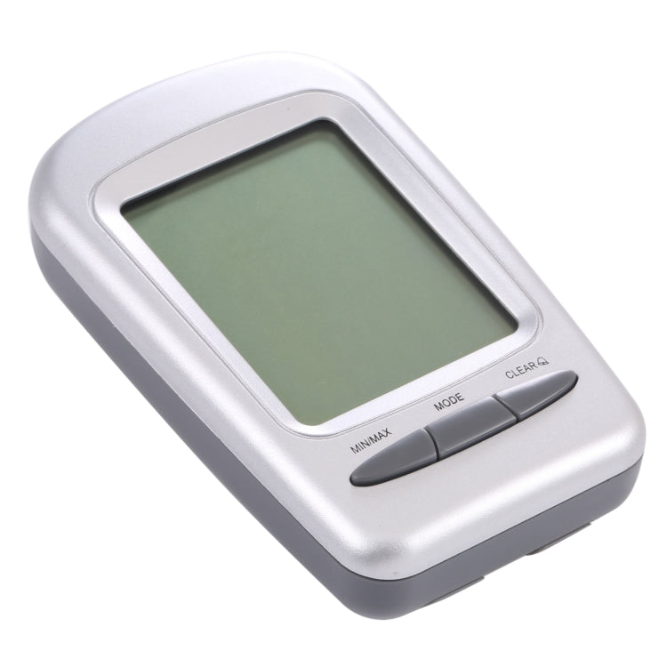 LCD Digital Desk Indoor Thermometer Hygrometer with Date / Clock / Freezing Warning(Silver) - Indoor Thermometer by PMC TechLife | Online Shopping South Africa | PMC TechLife | Buy Now Pay Later Mobicred