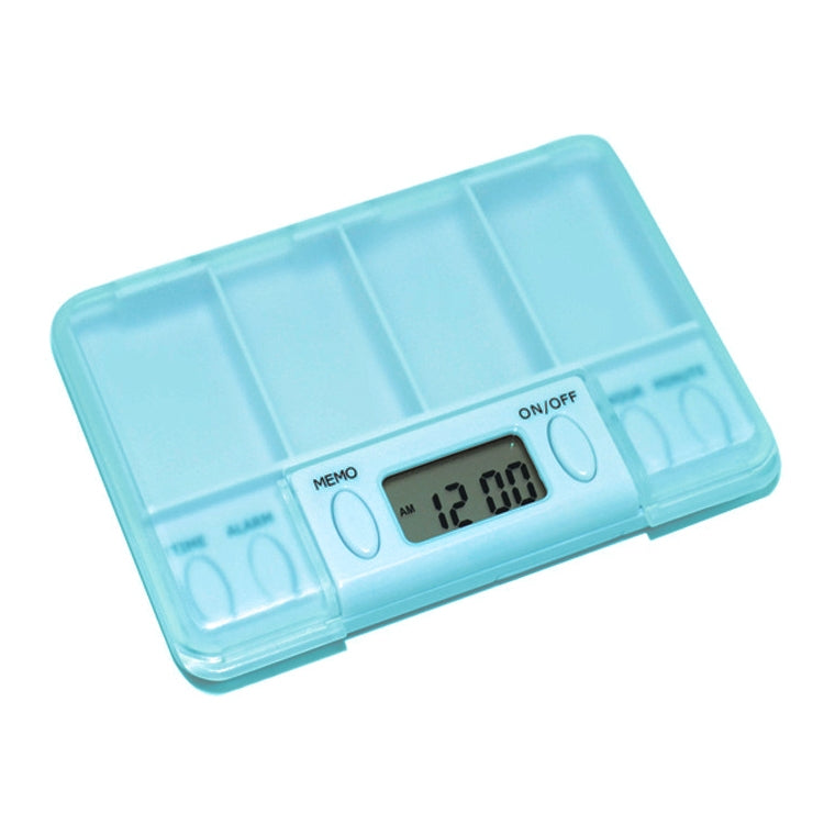 Portable Transparent Travel Pills Reminder Multi-Alarm(Baby Blue) - free shipping - PMC TechLife - Order now!