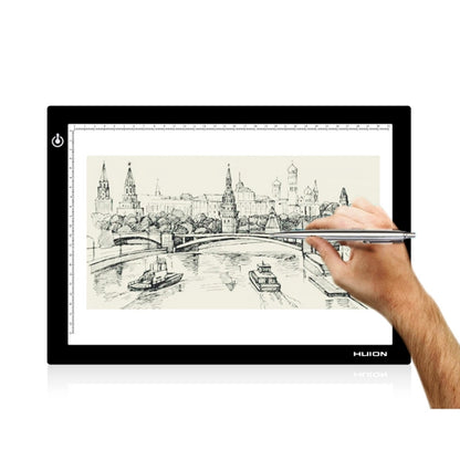 Huion L4S USB Portable 17.7 inch Ultra Slim Adjustable Brightness Art Craft Tattoo Tracing Light Box Pad Board -  by HUION | Online Shopping South Africa | PMC Jewellery | Buy Now Pay Later Mobicred