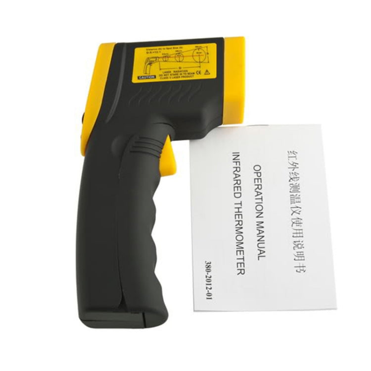 Infrared Thermometer, Temperature Range: -50 - 380 Degrees Celsius (D:S = 12:1)(Black) - Digital Thermometer by PMC TechLife | Online Shopping South Africa | PMC TechLife | Buy Now Pay Later Mobicred