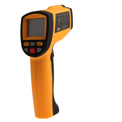 Infrared Thermometer, Temperature Range: -18 - 1350 Degrees Celsius(Orange) - Digital Thermometer by PMC TechLife | Online Shopping South Africa | PMC TechLife | Buy Now Pay Later Mobicred