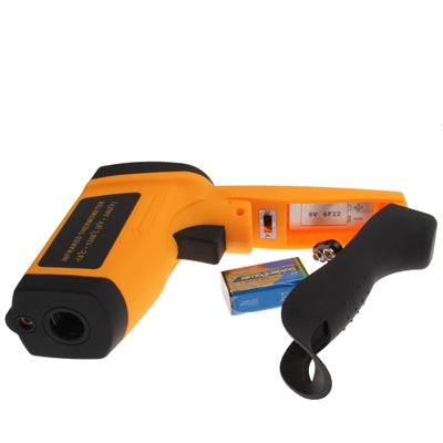 Infrared Thermometer, Temperature Range: -18 - 1350 Degrees Celsius(Orange) - Digital Thermometer by PMC TechLife | Online Shopping South Africa | PMC TechLife | Buy Now Pay Later Mobicred