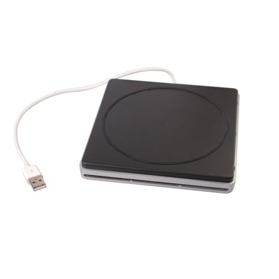 Slot-in USB 2.0 Portable Optical DVD-RW Driver, Plug and Play(Silver) - Rewritable Drive by PMC Jewellery | Online Shopping South Africa | PMC Jewellery | Buy Now Pay Later Mobicred