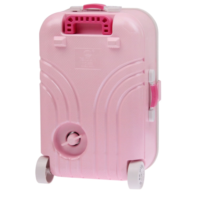 Cute Mini Suitcase Style Mechanical Music Box / Storage Box with Mirror & Ballet Girl(Pink) - Music Box by PMC Jewellery | Online Shopping South Africa | PMC Jewellery | Buy Now Pay Later Mobicred