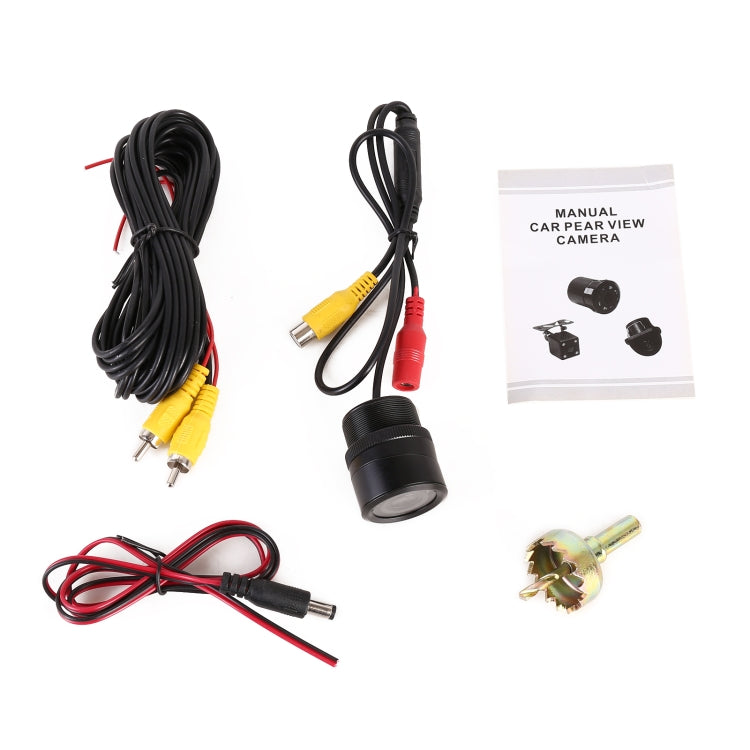 LED Sensor Car Rear View Camera, Support Color Lens/ 120 Degrees Viewable / Waterproof & Night Sensor function, Diameter: 28mm (E328)(Black) - Rear View Cameras by PMC Jewellery | Online Shopping South Africa | PMC Jewellery | Buy Now Pay Later Mobicred